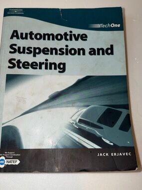 Automotive Suspension and Steering Book - Blue